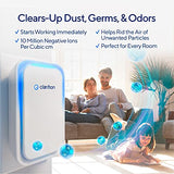 Clarifion – Negative Ion Generator with Highest Output (10 Pack) Filterless Mobile Ionizer & Travel Air Purifier, Plug in, Eliminates: Pollutants, Allergens, Germs, Smoke, Bacteria, Pet Dander & More